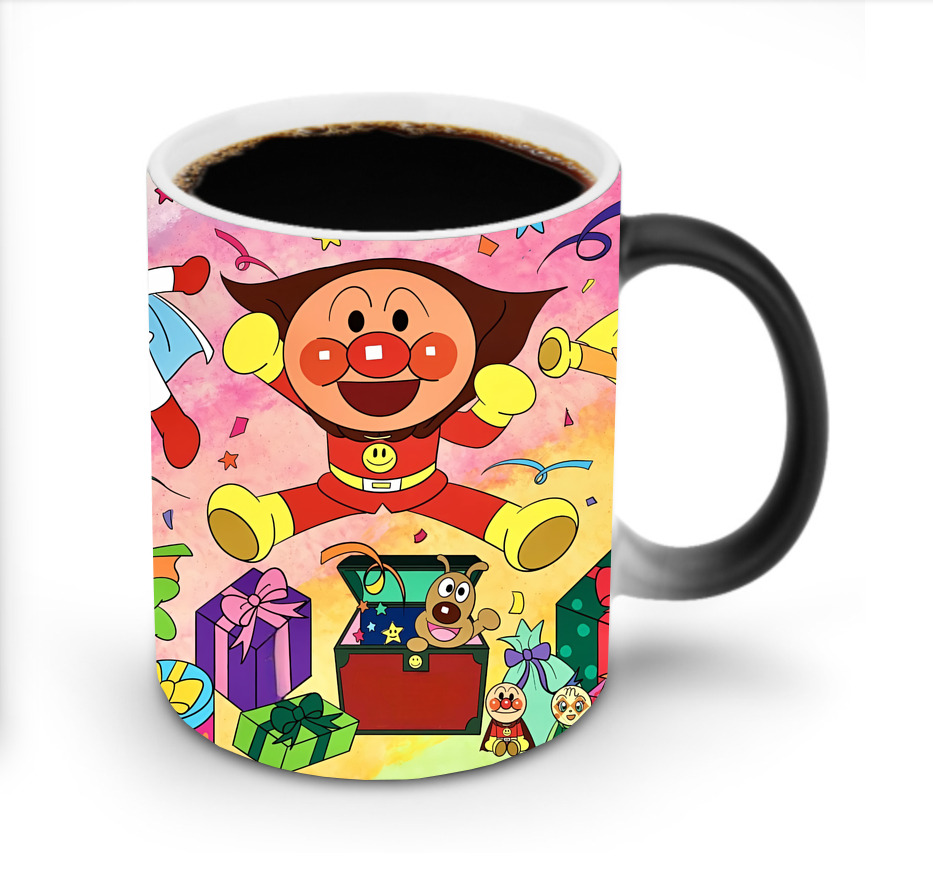 （画像用） アンパンマン Anpanman 温度変色マグカップ