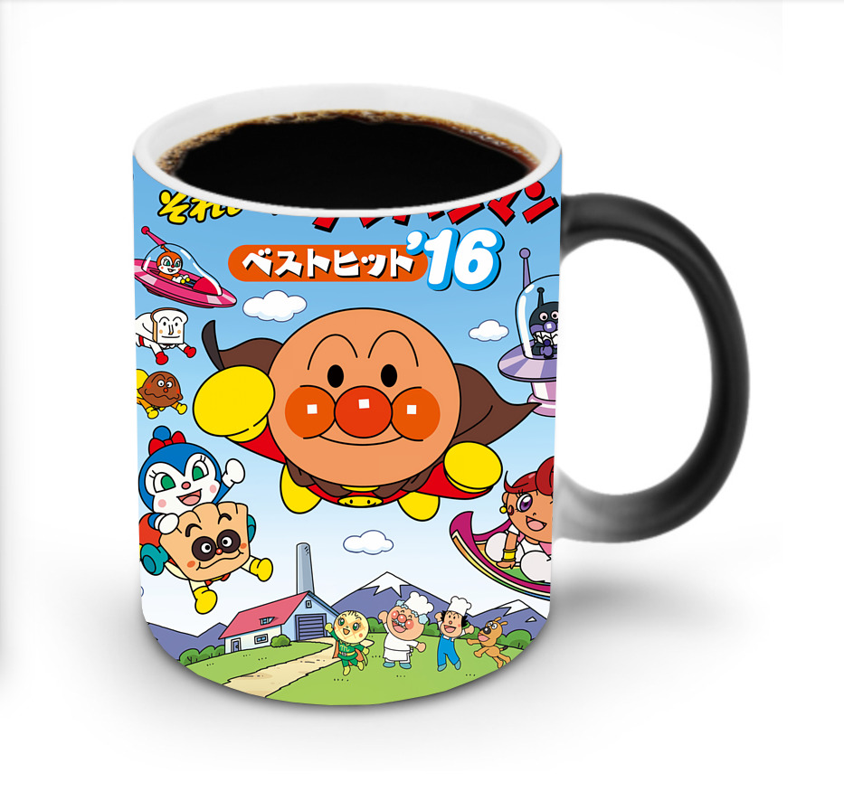 （画像用） アンパンマン Anpanman 温度変色マグカップ