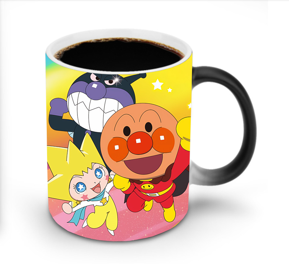 （画像用） アンパンマン Anpanman 温度変色マグカップ