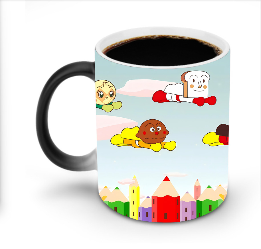 （画像用） アンパンマン Anpanman 温度変色マグカップ