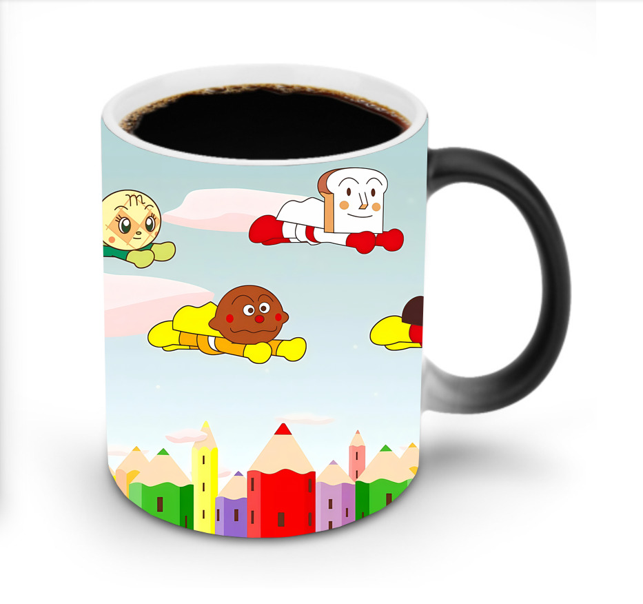 （画像用） アンパンマン Anpanman 温度変色マグカップ