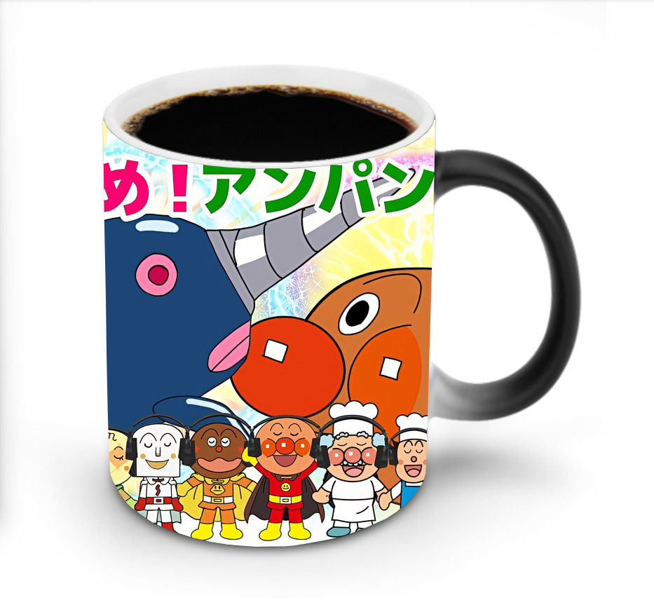 （画像用） アンパンマン Anpanman 温度変色マグカップ
