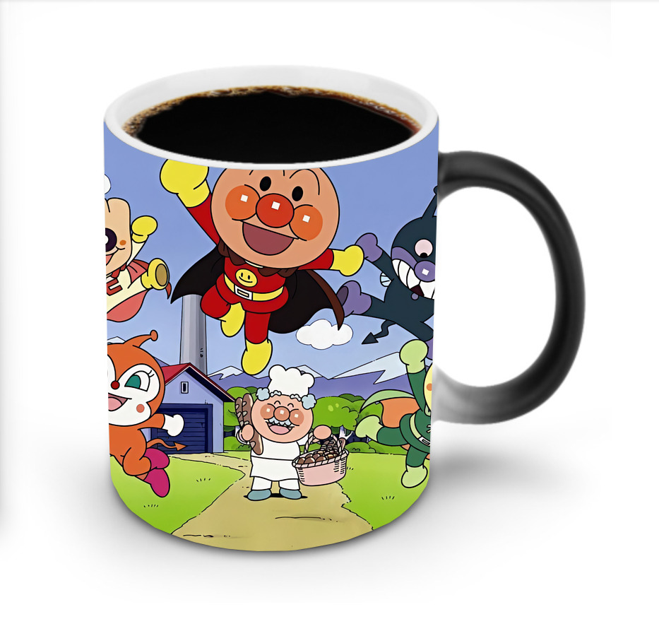 （画像用） アンパンマン Anpanman 温度変色マグカップ