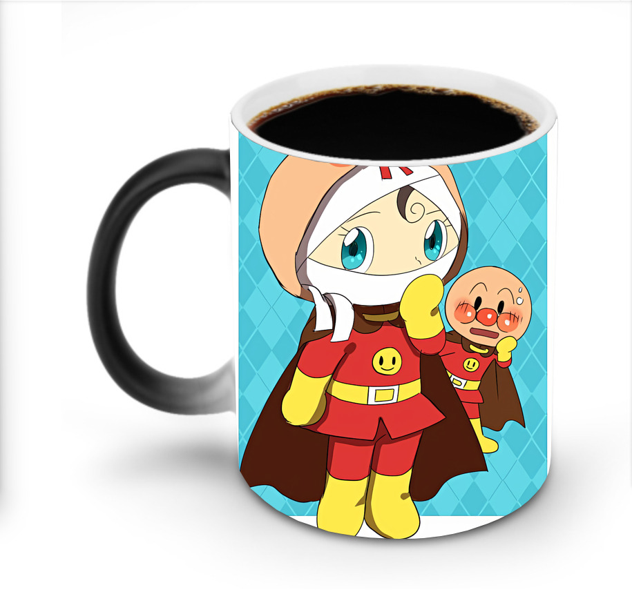 （画像用） アンパンマン Anpanman 温度変色マグカップ