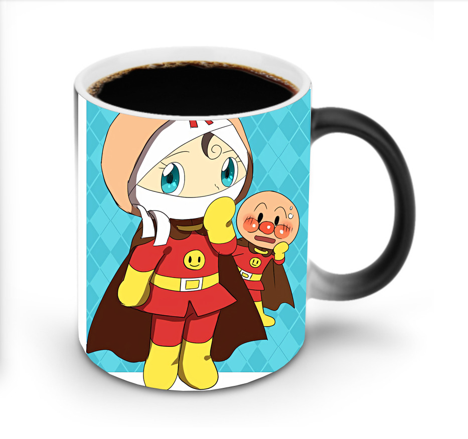 （画像用） アンパンマン Anpanman 温度変色マグカップ