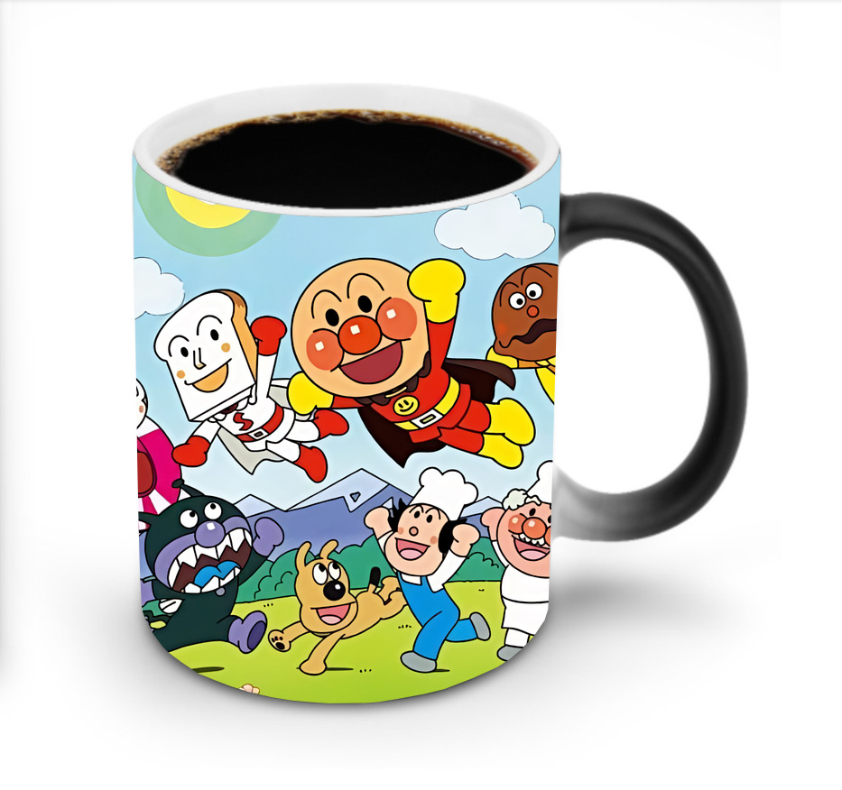 （画像用） アンパンマン Anpanman 温度変色マグカップ