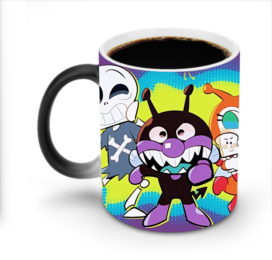 （画像用） アンパンマン Anpanman 温度変色マグカップ