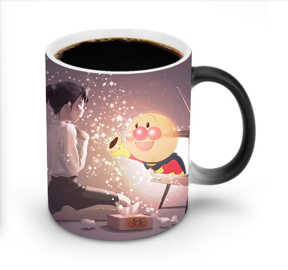 （画像用） アンパンマン Anpanman 温度変色マグカップ