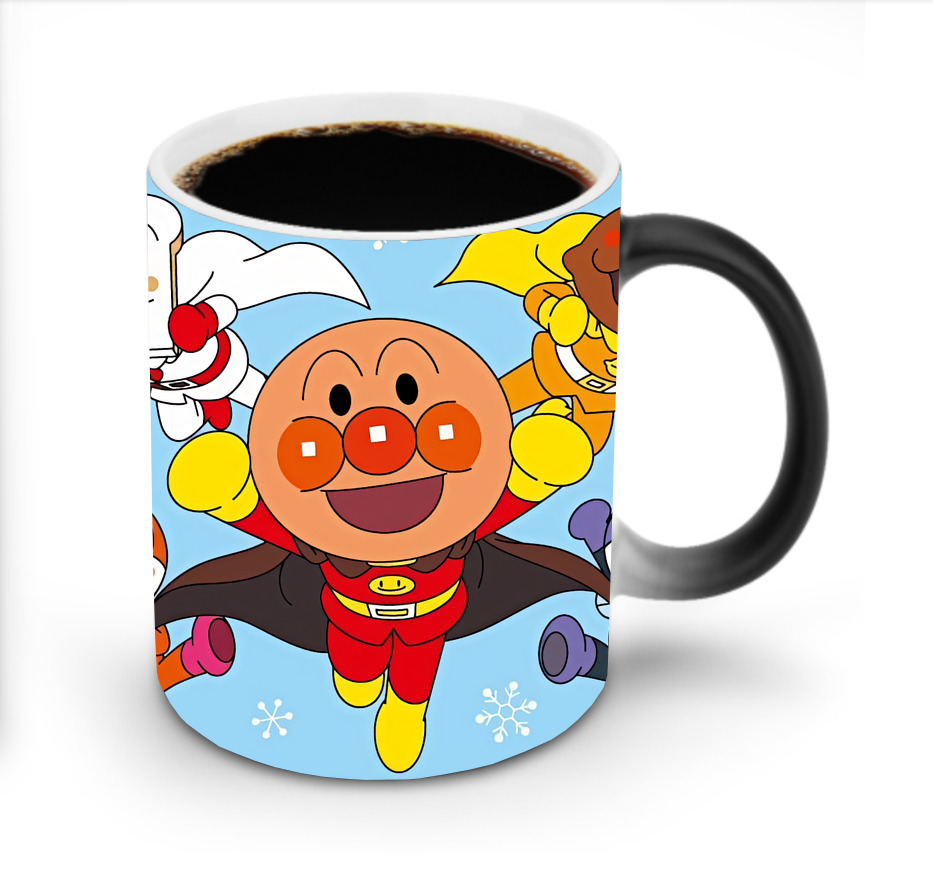 （画像用） アンパンマン Anpanman 温度変色マグカップ