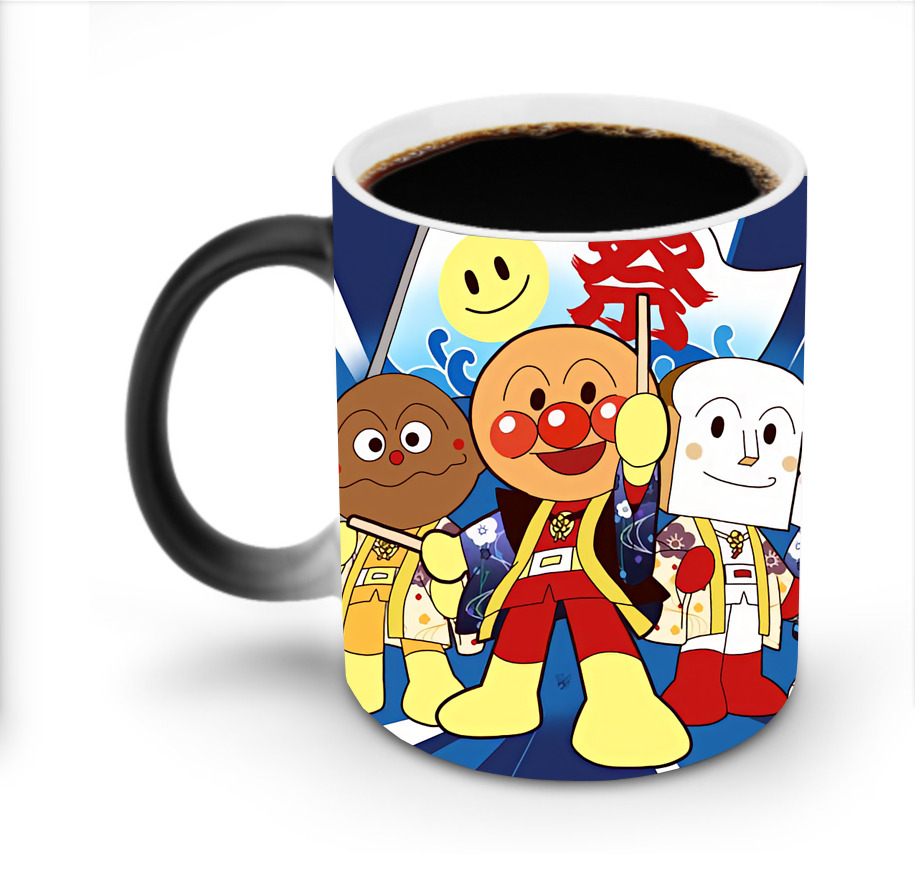 （画像用） アンパンマン Anpanman 温度変色マグカップ