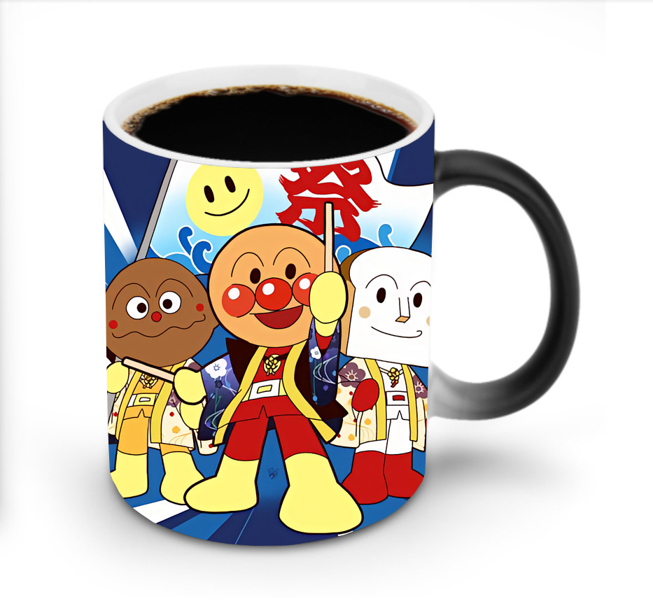 （画像用） アンパンマン Anpanman 温度変色マグカップ