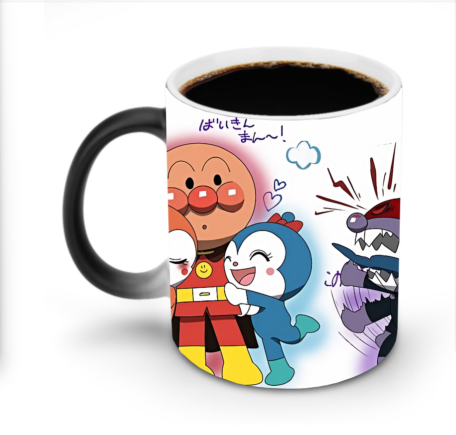 （画像用） アンパンマン Anpanman 温度変色マグカップ
