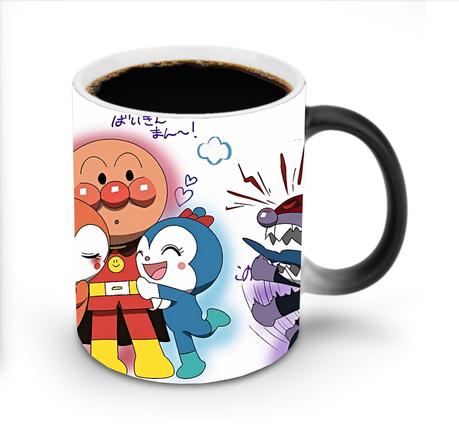 （画像用） アンパンマン Anpanman 温度変色マグカップ