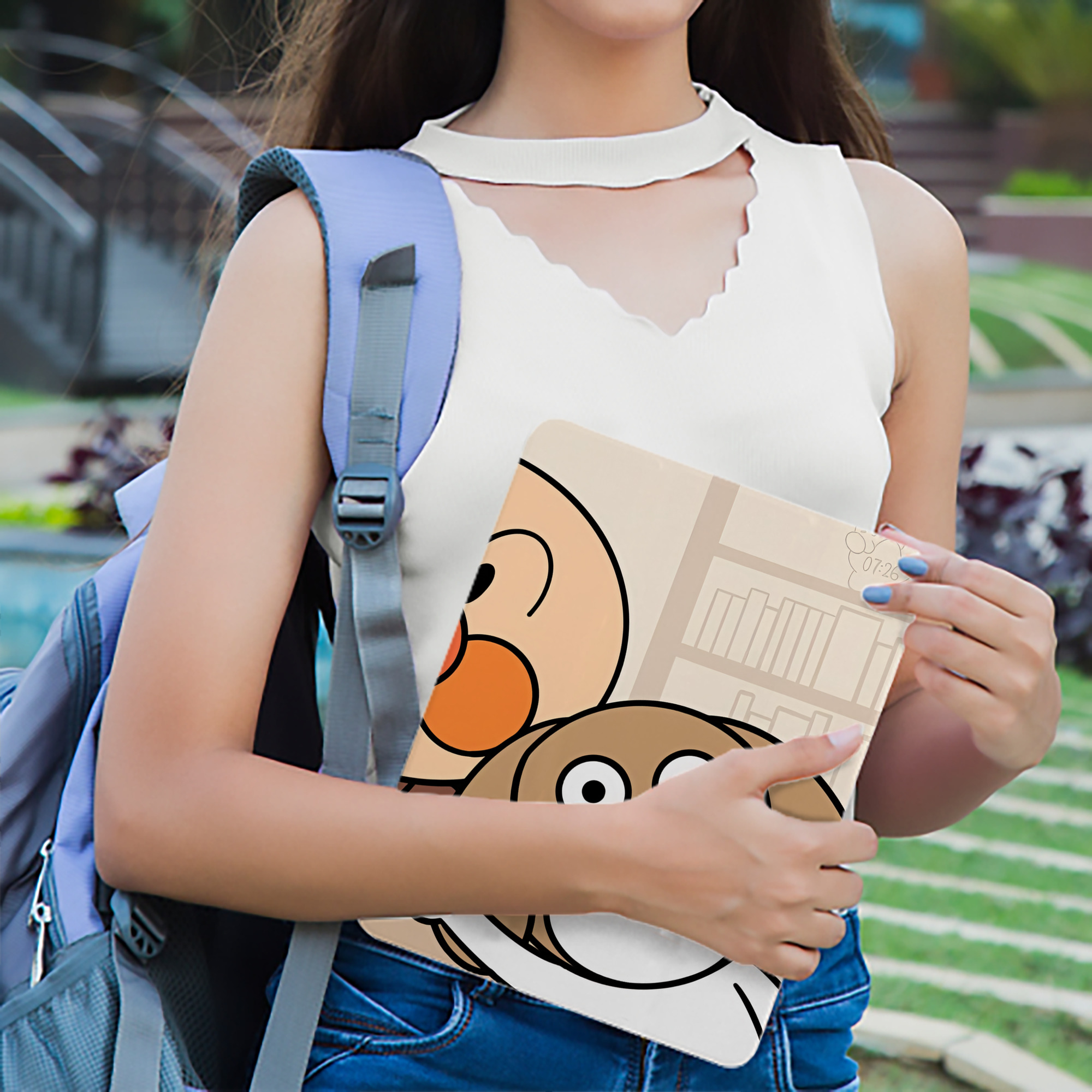 アンパンマン Anpanman IPad ケース ブック型 PUレザー TPU 耐衝撃 軽量 薄型 ペン収納なし 全面保護 IPad 各モデル対応