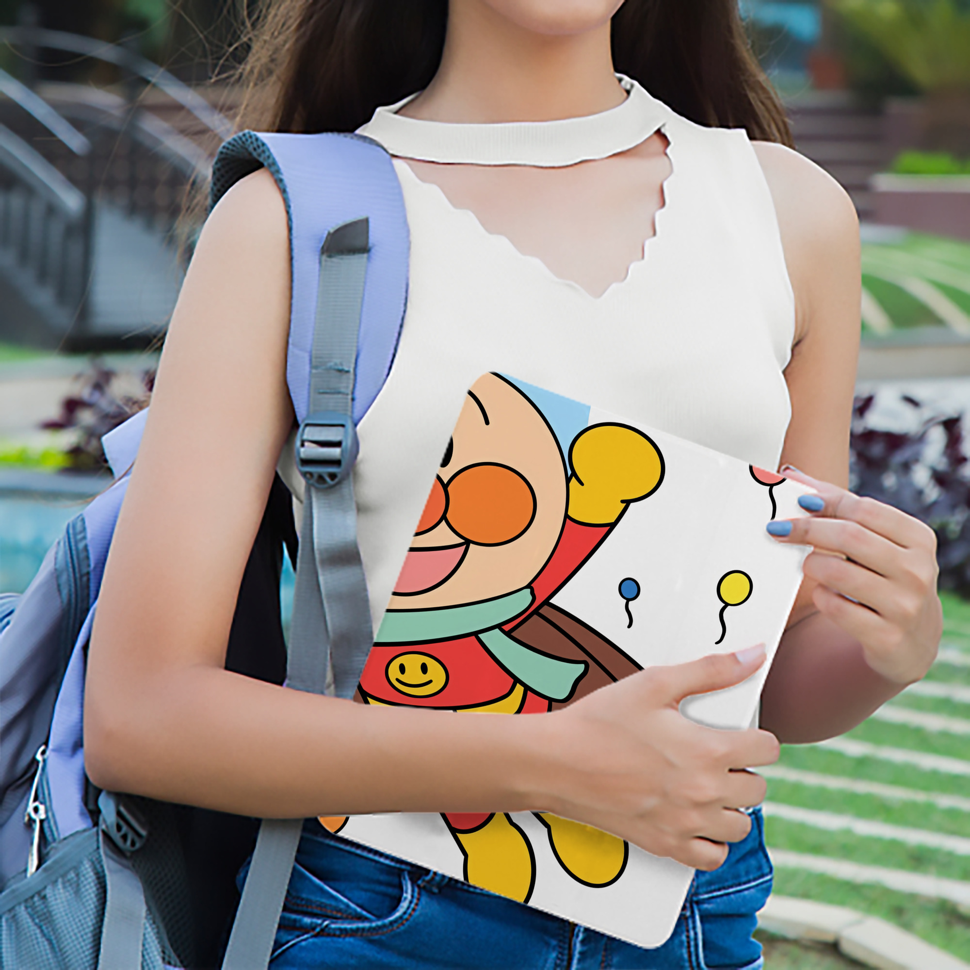 アンパンマン Anpanman IPad ケース ブック型 PUレザー TPU 耐衝撃 軽量 薄型 ペン収納なし 全面保護 IPad 各モデル対応
