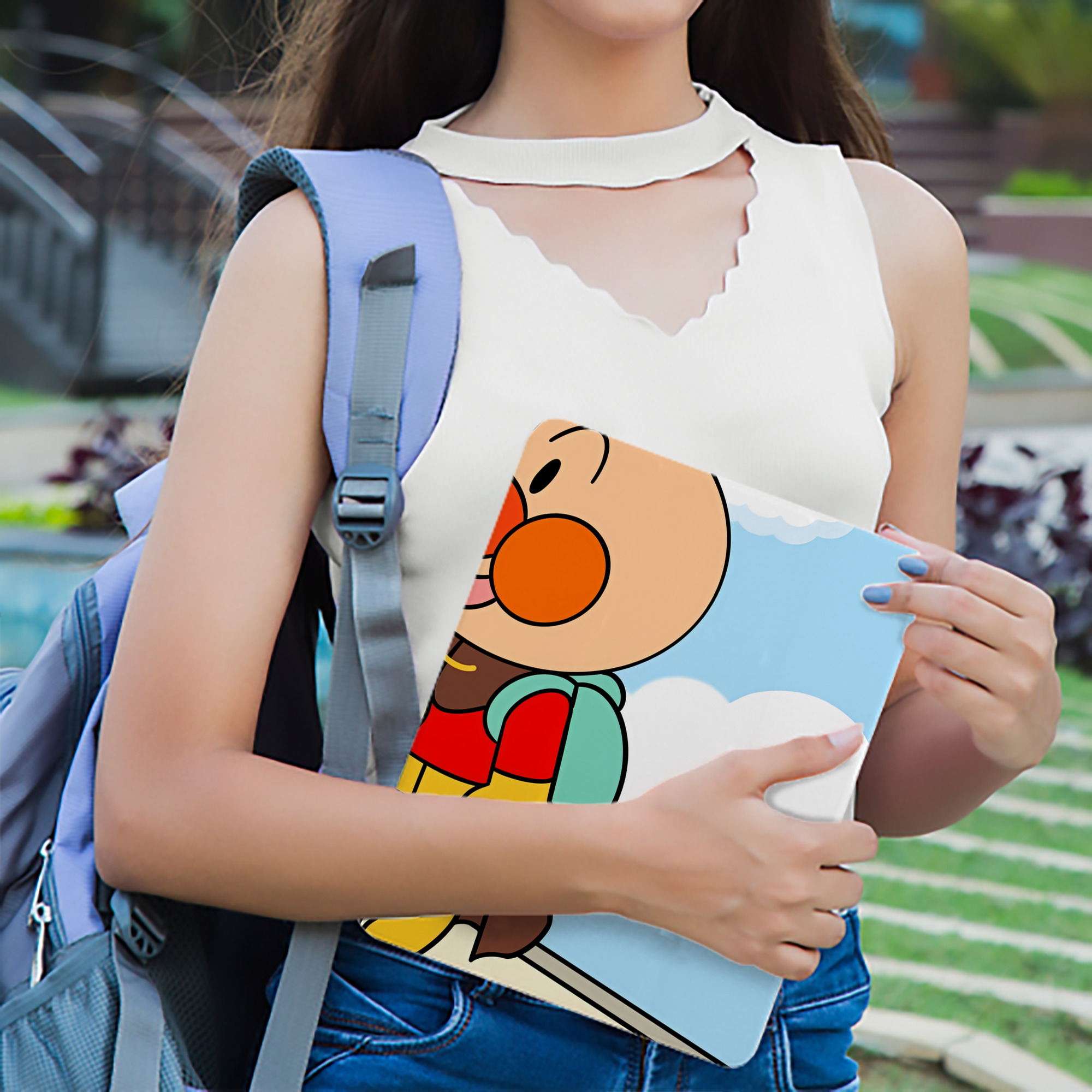 アンパンマン Anpanman IPad ケース ブック型 PUレザー TPU 耐衝撃 軽量 薄型 ペン収納なし 全面保護 IPad 各モデル対応