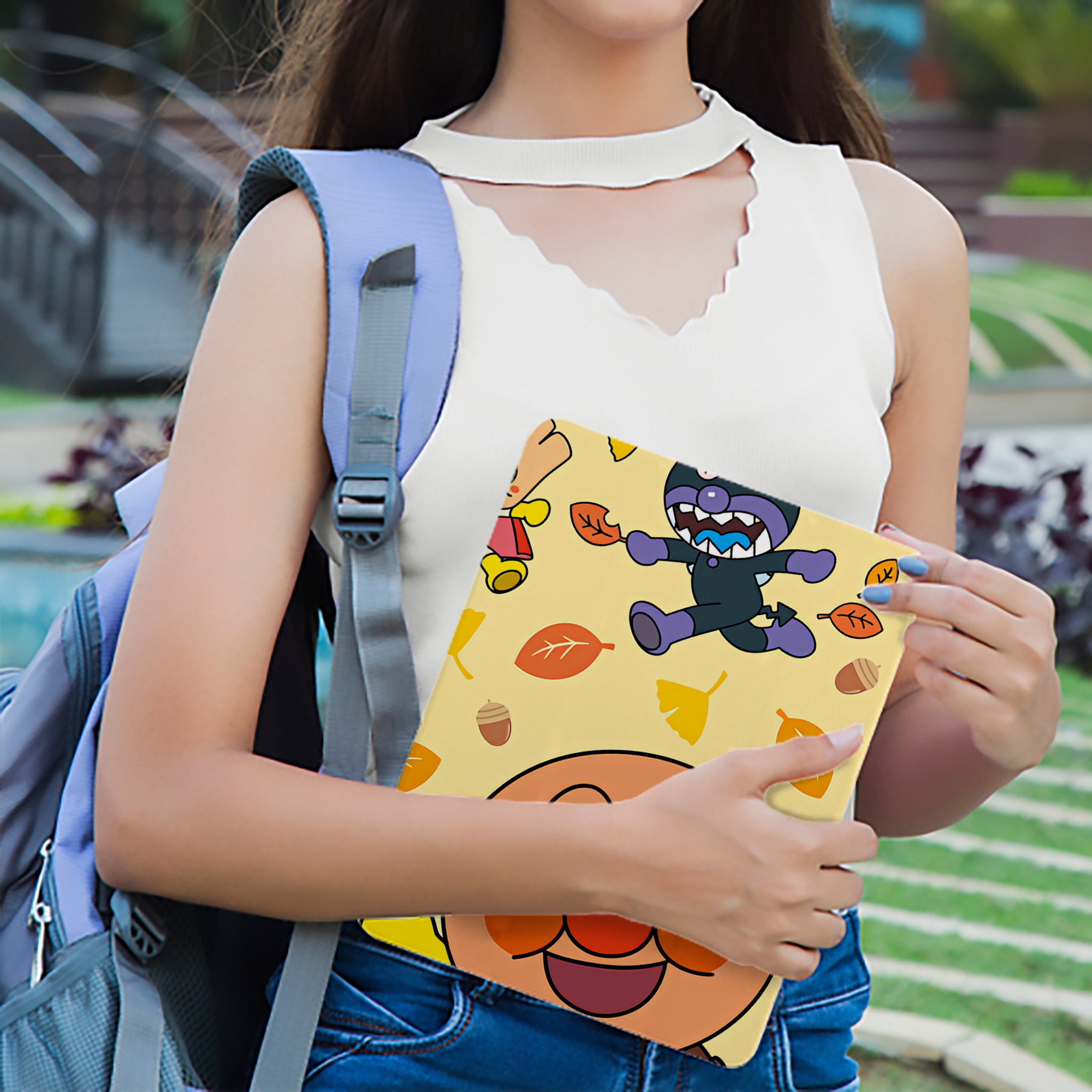 アンパンマン Anpanman IPad ケース ブック型 PUレザー TPU 耐衝撃 軽量 薄型 ペン収納なし 全面保護 IPad 各モデル対応