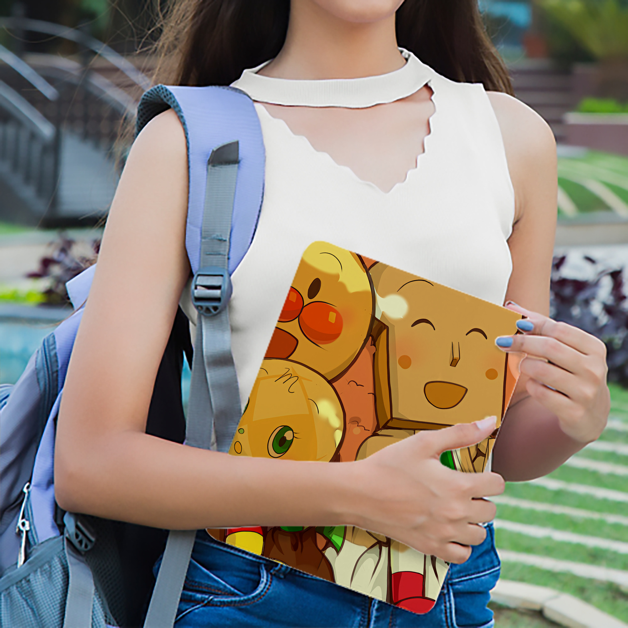 アンパンマン Anpanman IPad ケース ブック型 PUレザー TPU 耐衝撃 軽量 薄型 ペン収納なし 全面保護 IPad 各モデル対応