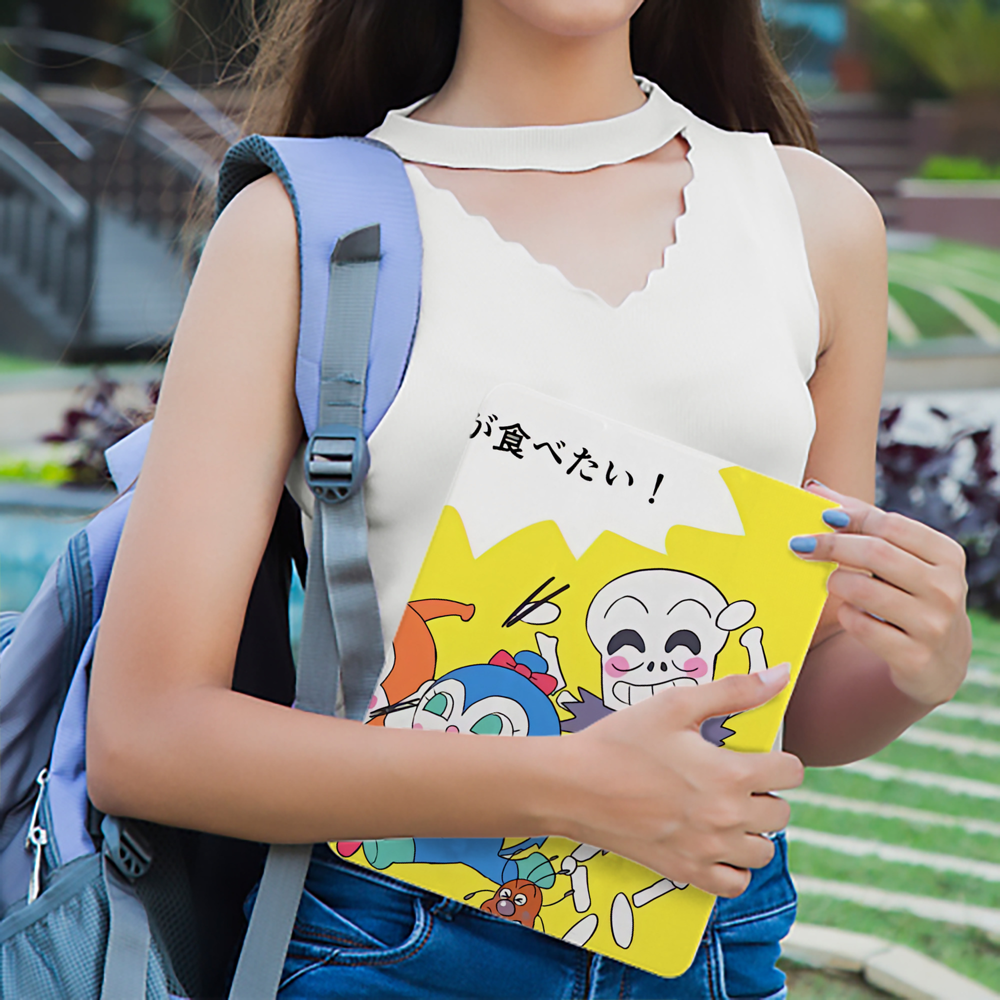 アンパンマン Anpanman IPad ケース ブック型 PUレザー TPU 耐衝撃 軽量 薄型 ペン収納なし 全面保護 IPad 各モデル対応