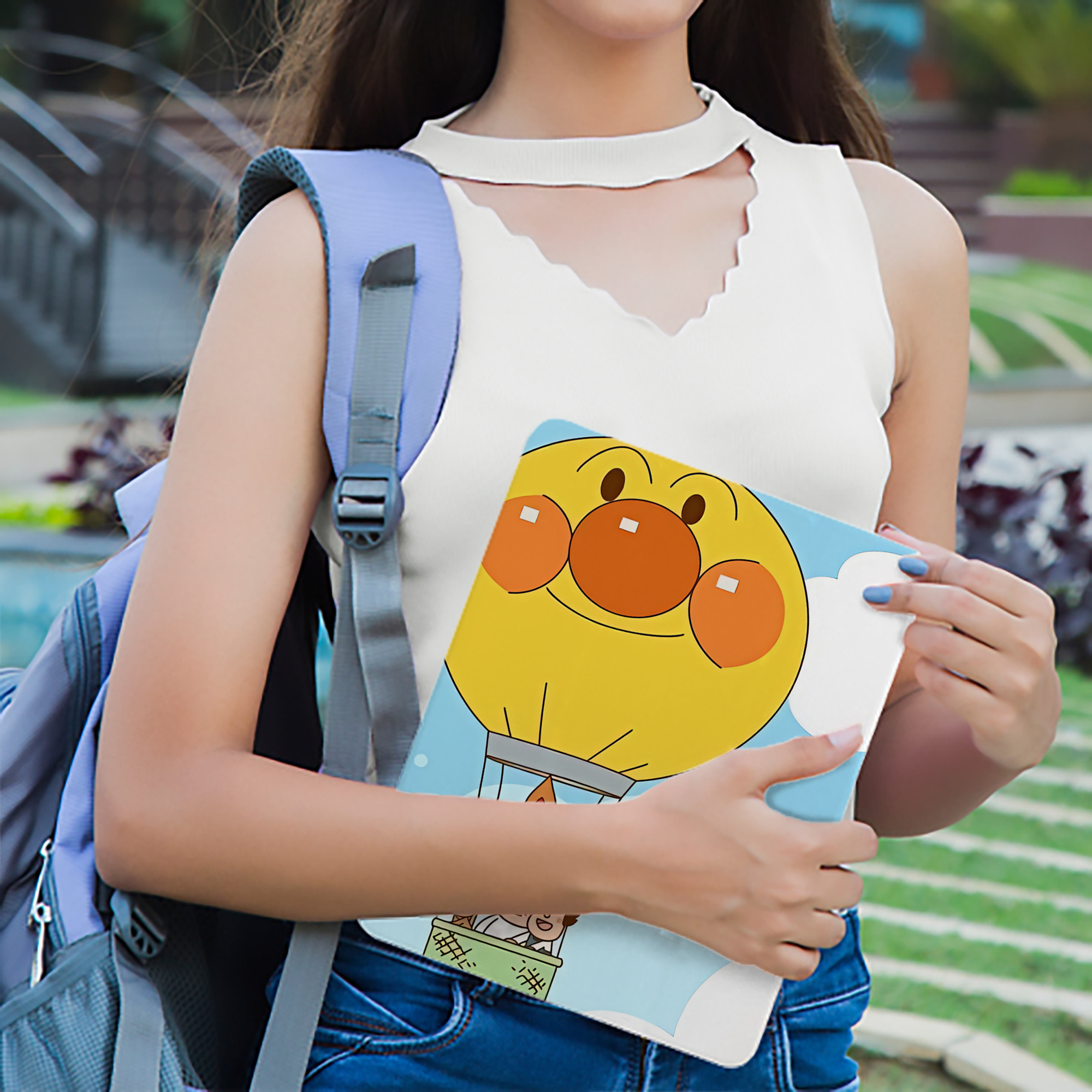 アンパンマン Anpanman IPad ケース ブック型 PUレザー TPU 耐衝撃 軽量 薄型 ペン収納なし 全面保護 IPad 各モデル対応