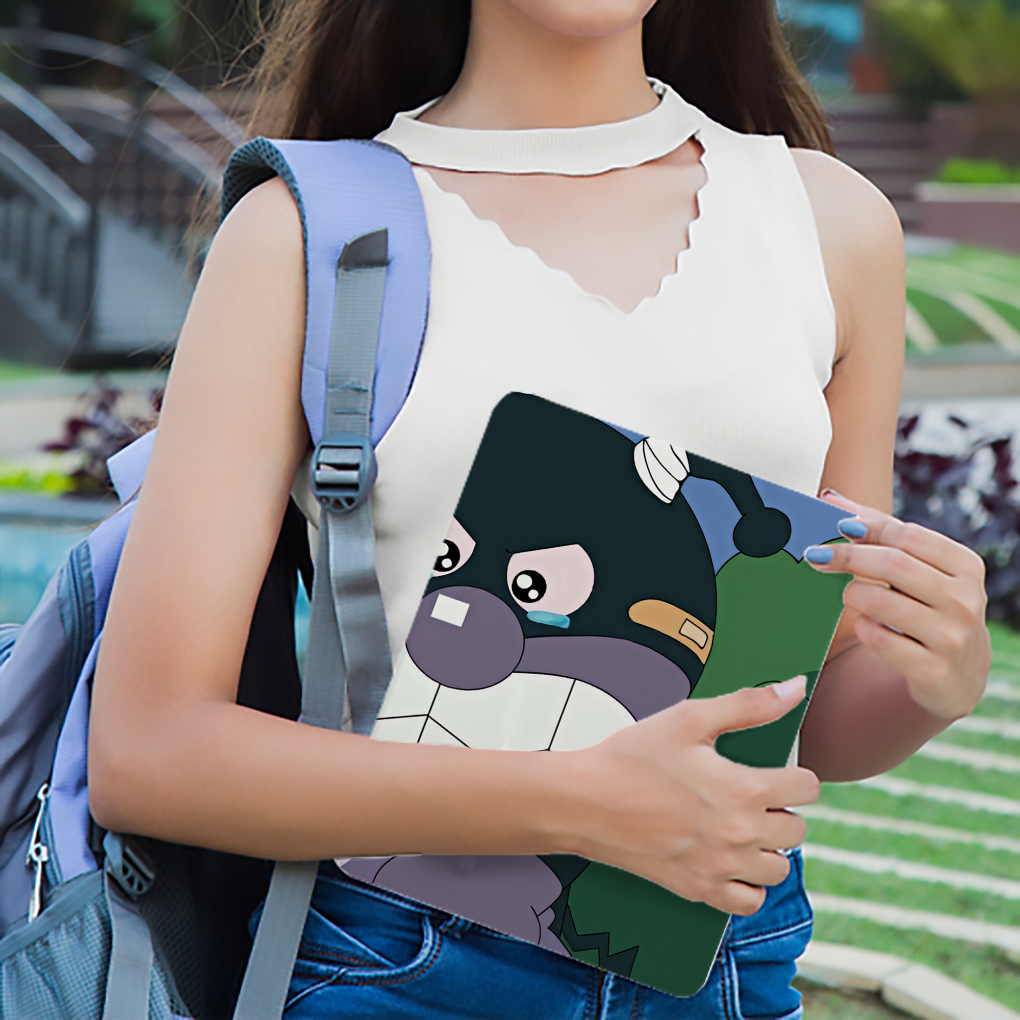 アンパンマン Anpanman IPad ケース ブック型 PUレザー TPU 耐衝撃 軽量 薄型 ペン収納なし 全面保護 IPad 各モデル対応