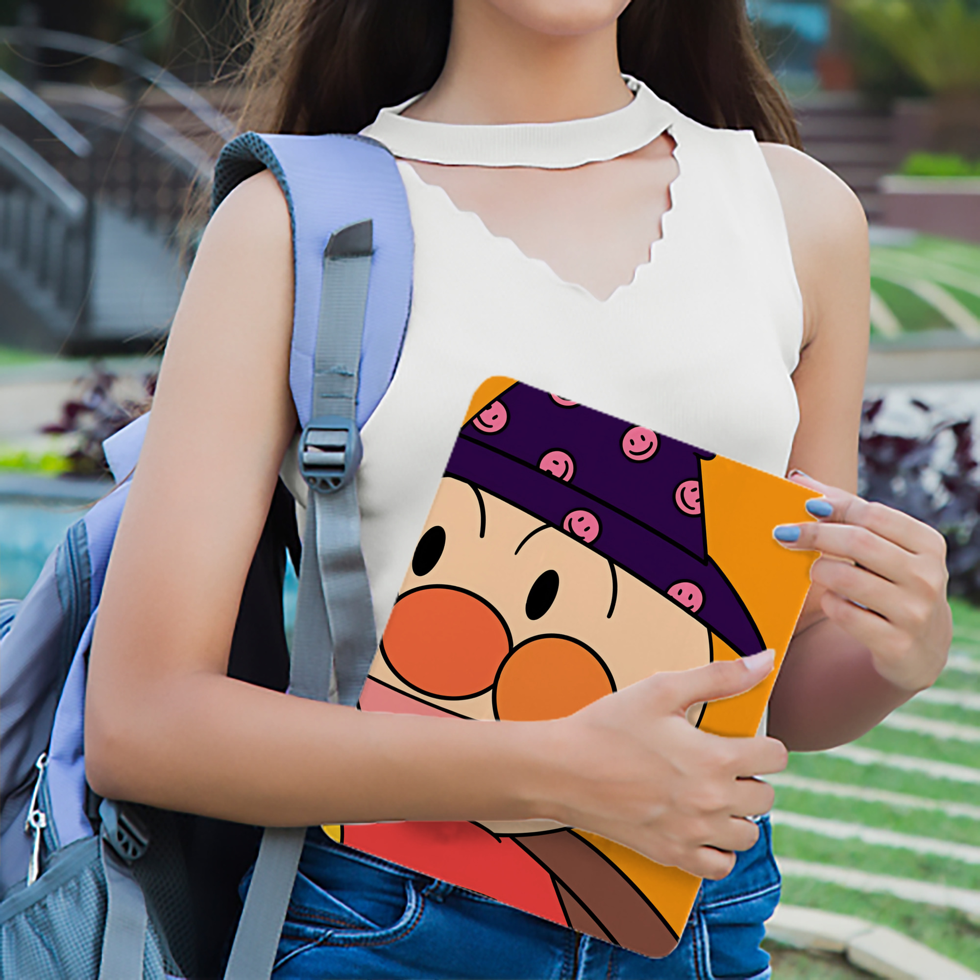 アンパンマン Anpanman IPadケース ペンホルダー付き ブックスタイルデザイン