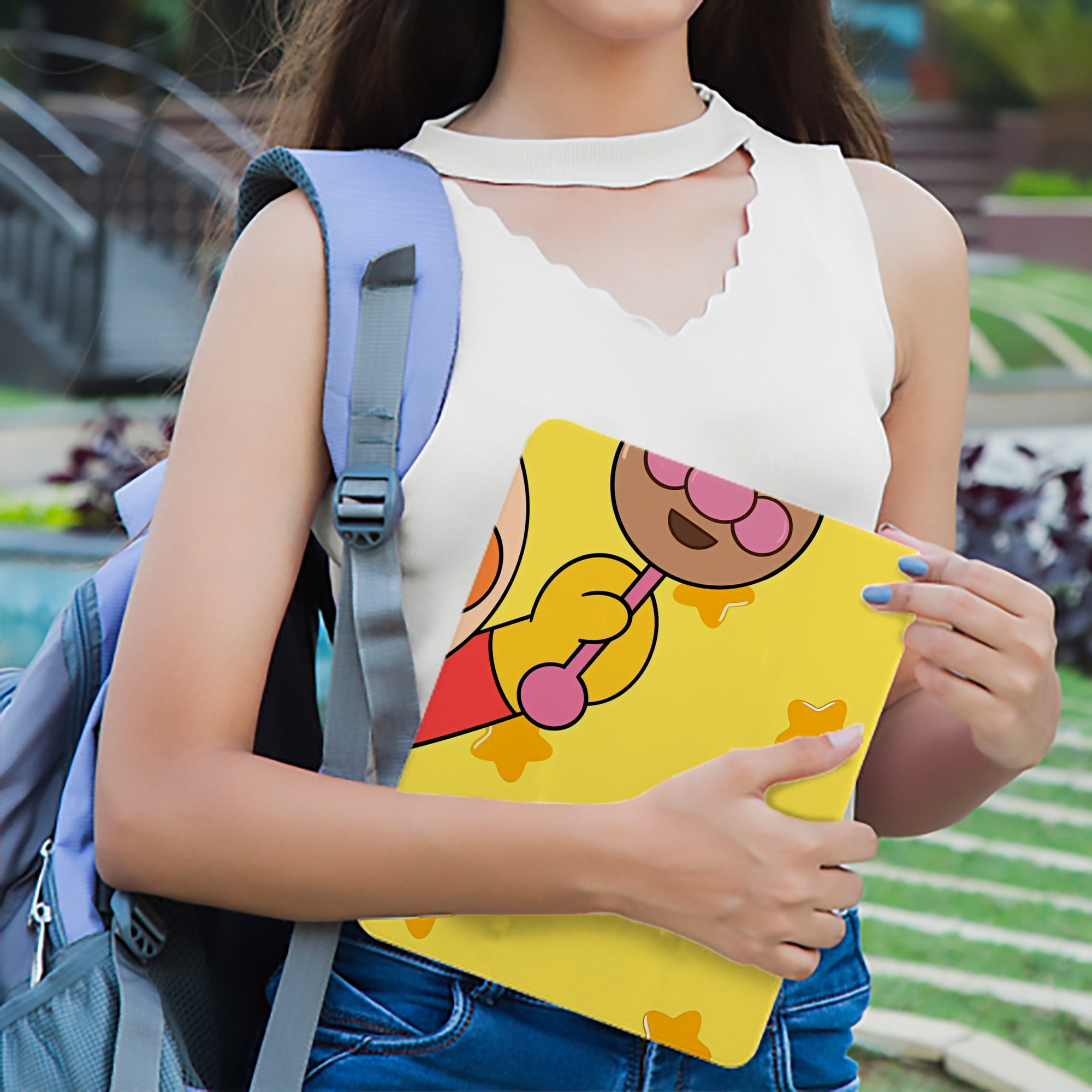 アンパンマン Anpanman IPadケース ペンホルダー付き ブックスタイルデザイン