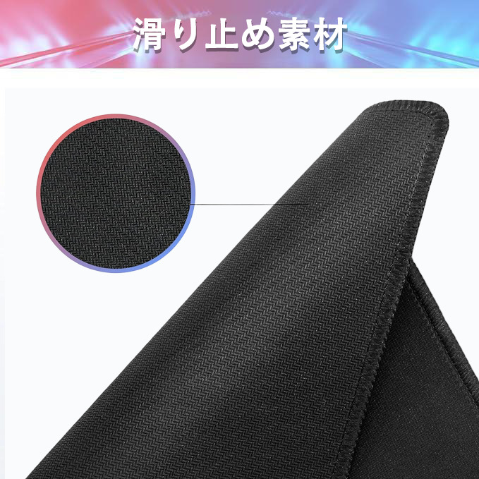 アンパンマン Anpanman マウスパッド ステッチ加工 ラバー素材 防水 滑り止め 超薄型 ゲーミング/オフィス対応