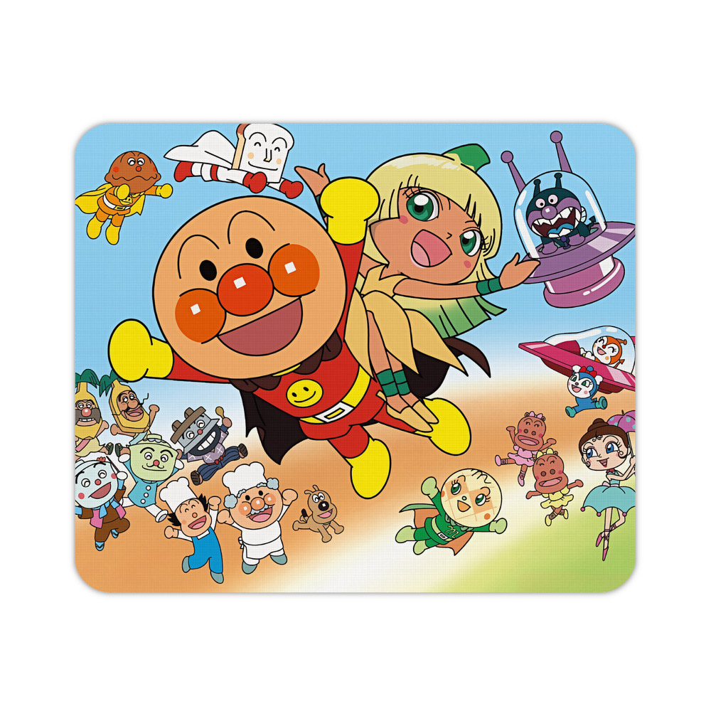 （画像用） アンパンマン Anpanman マウスパッド ステッチ加工 ラバー素材 防水 滑り止め 超薄型 ゲーミング/オフィス対応