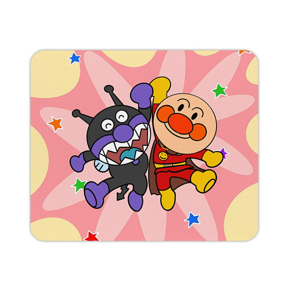 （画像用） アンパンマン Anpanman マウスパッド ステッチ加工 ラバー素材 防水 滑り止め 超薄型 ゲーミング/オフィス対応
