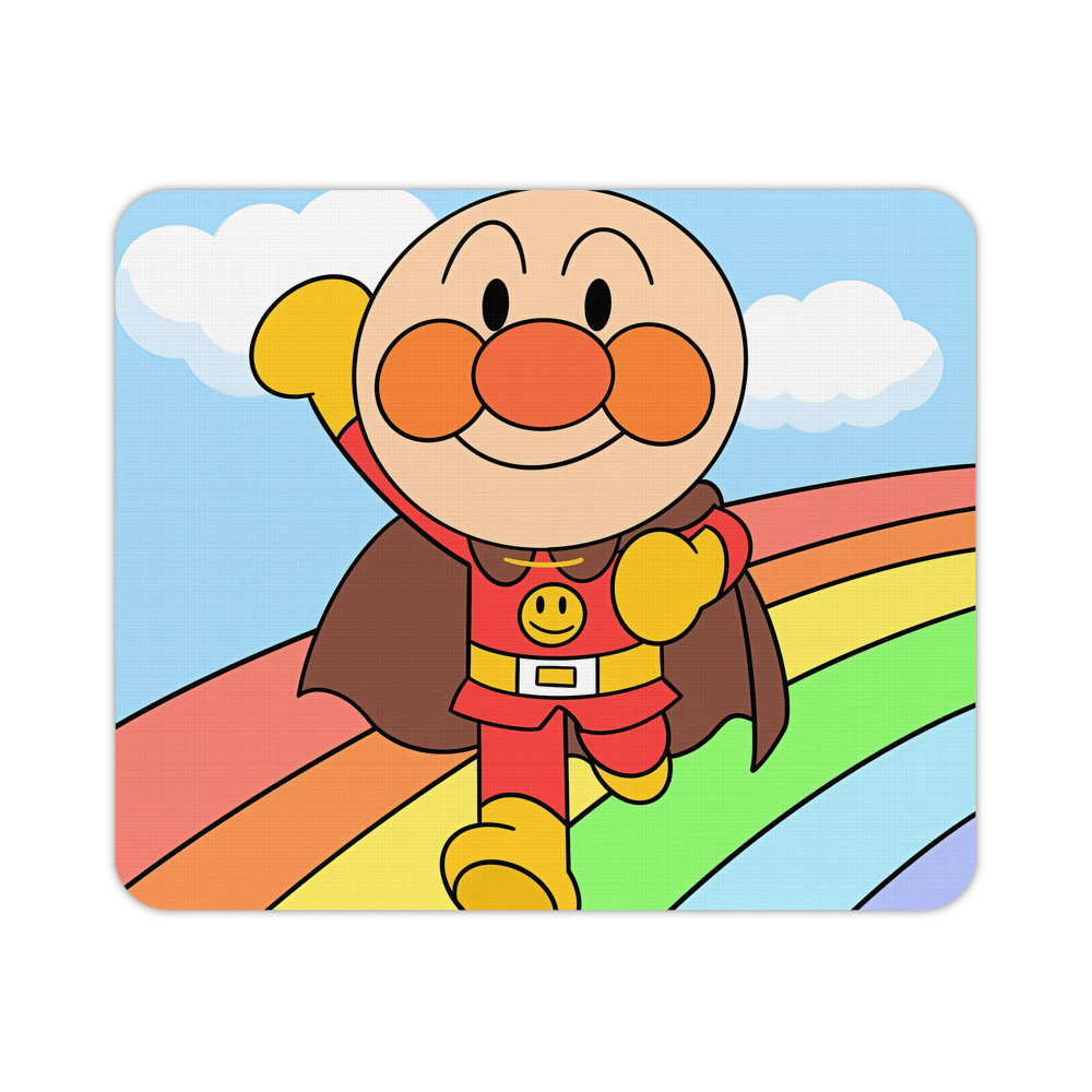 （画像用） アンパンマン Anpanman マウスパッド ステッチ加工 ラバー素材 防水 滑り止め 超薄型 ゲーミング/オフィス対応
