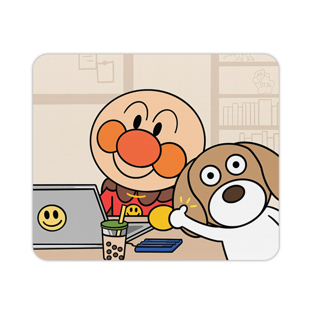 （画像用） アンパンマン Anpanman マウスパッド ステッチ加工 ラバー素材 防水 滑り止め 超薄型 ゲーミング/オフィス対応