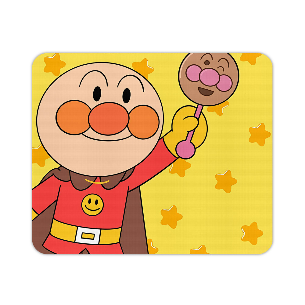 （画像用） アンパンマン Anpanman マウスパッド ステッチ加工 ラバー素材 防水 滑り止め 超薄型 ゲーミング/オフィス対応