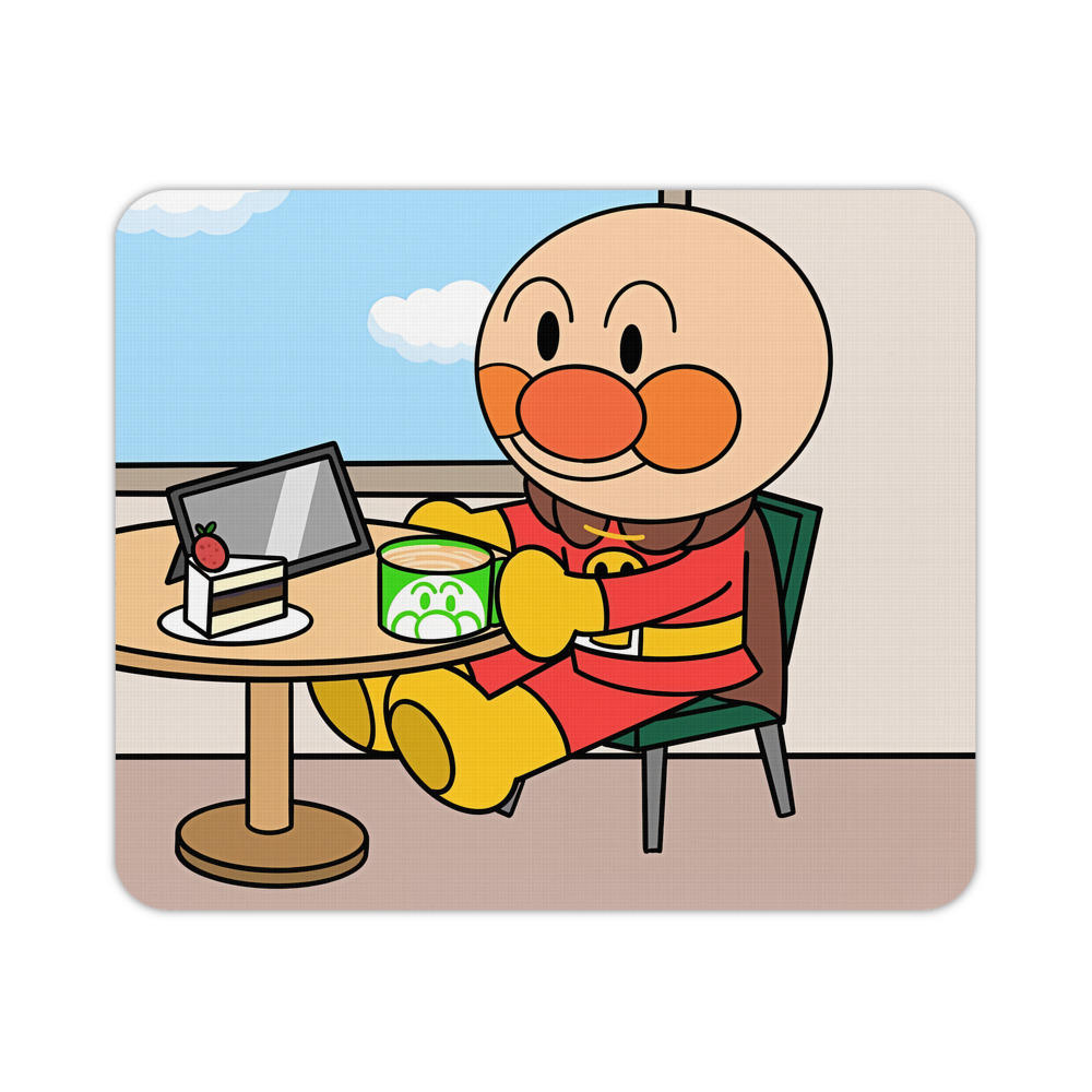 （画像用） アンパンマン Anpanman マウスパッド ステッチ加工 ラバー素材 防水 滑り止め 超薄型 ゲーミング/オフィス対応
