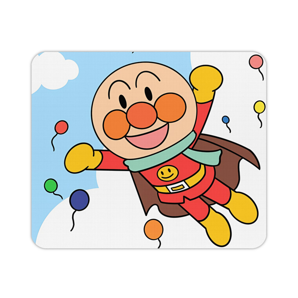 （画像用） アンパンマン Anpanman マウスパッド ステッチ加工 ラバー素材 防水 滑り止め 超薄型 ゲーミング/オフィス対応