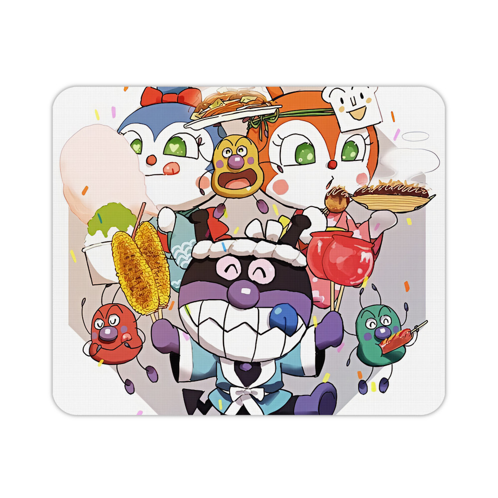 （画像用） アンパンマン Anpanman マウスパッド ステッチ加工 ラバー素材 防水 滑り止め 超薄型 ゲーミング/オフィス対応