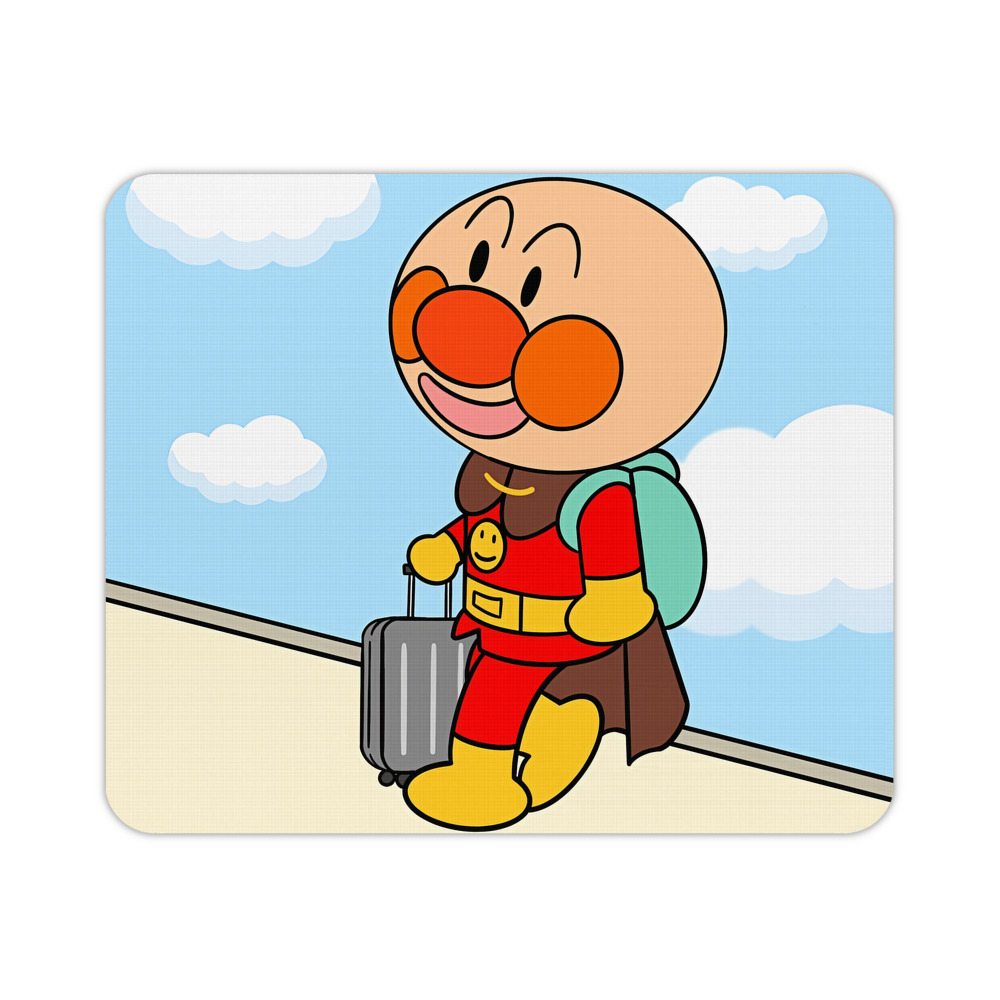 （画像用） アンパンマン Anpanman マウスパッド ステッチ加工 ラバー素材 防水 滑り止め 超薄型 ゲーミング/オフィス対応
