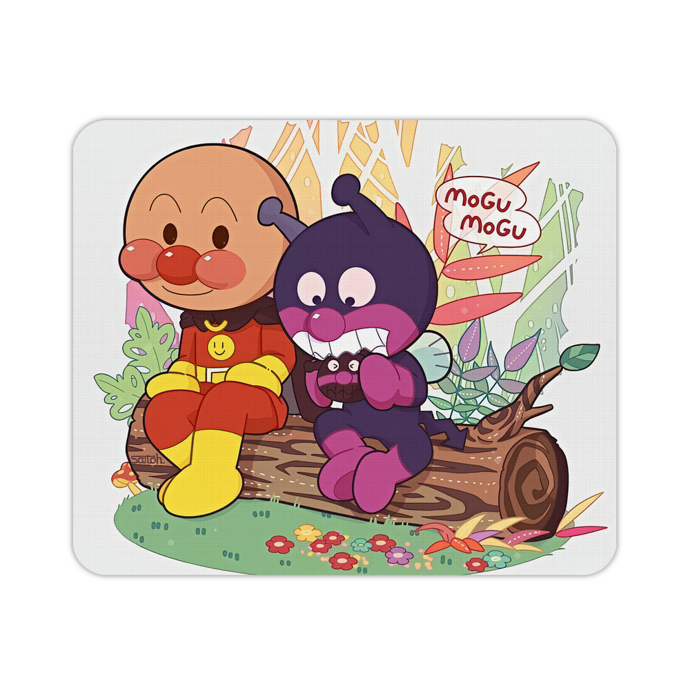 （画像用） アンパンマン Anpanman マウスパッド ステッチ加工 ラバー素材 防水 滑り止め 超薄型 ゲーミング/オフィス対応