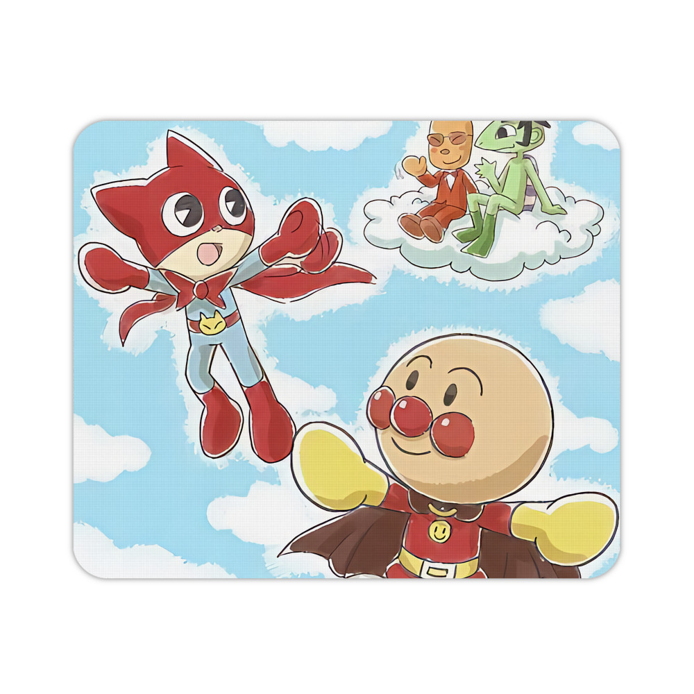 （画像用） アンパンマン Anpanman マウスパッド ステッチ加工 ラバー素材 防水 滑り止め 超薄型 ゲーミング/オフィス対応