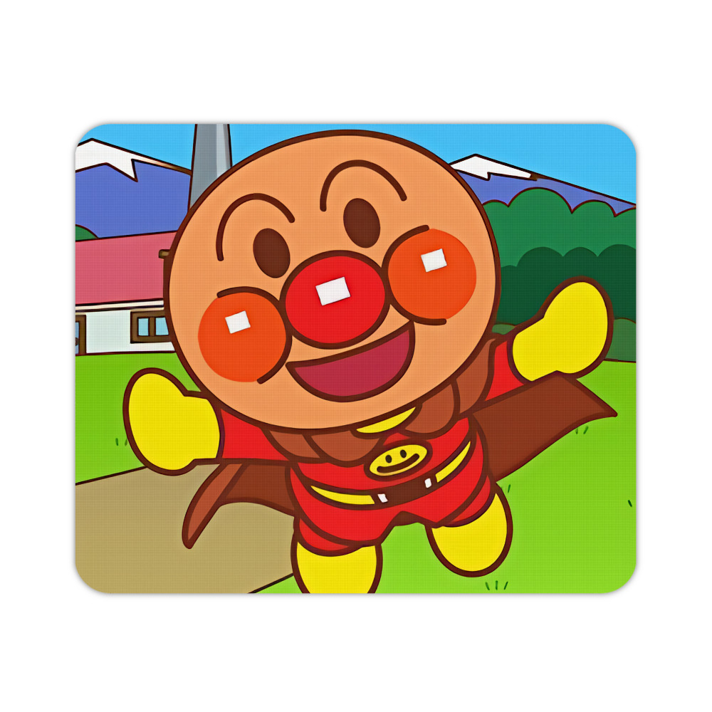 （画像用） アンパンマン Anpanman マウスパッド ステッチ加工 ラバー素材 防水 滑り止め 超薄型 ゲーミング/オフィス対応