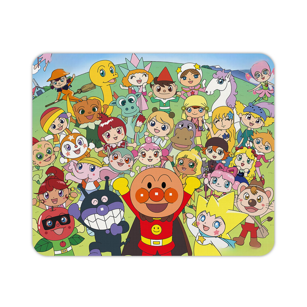 （画像用） アンパンマン Anpanman マウスパッド ステッチ加工 ラバー素材 防水 滑り止め 超薄型 ゲーミング/オフィス対応