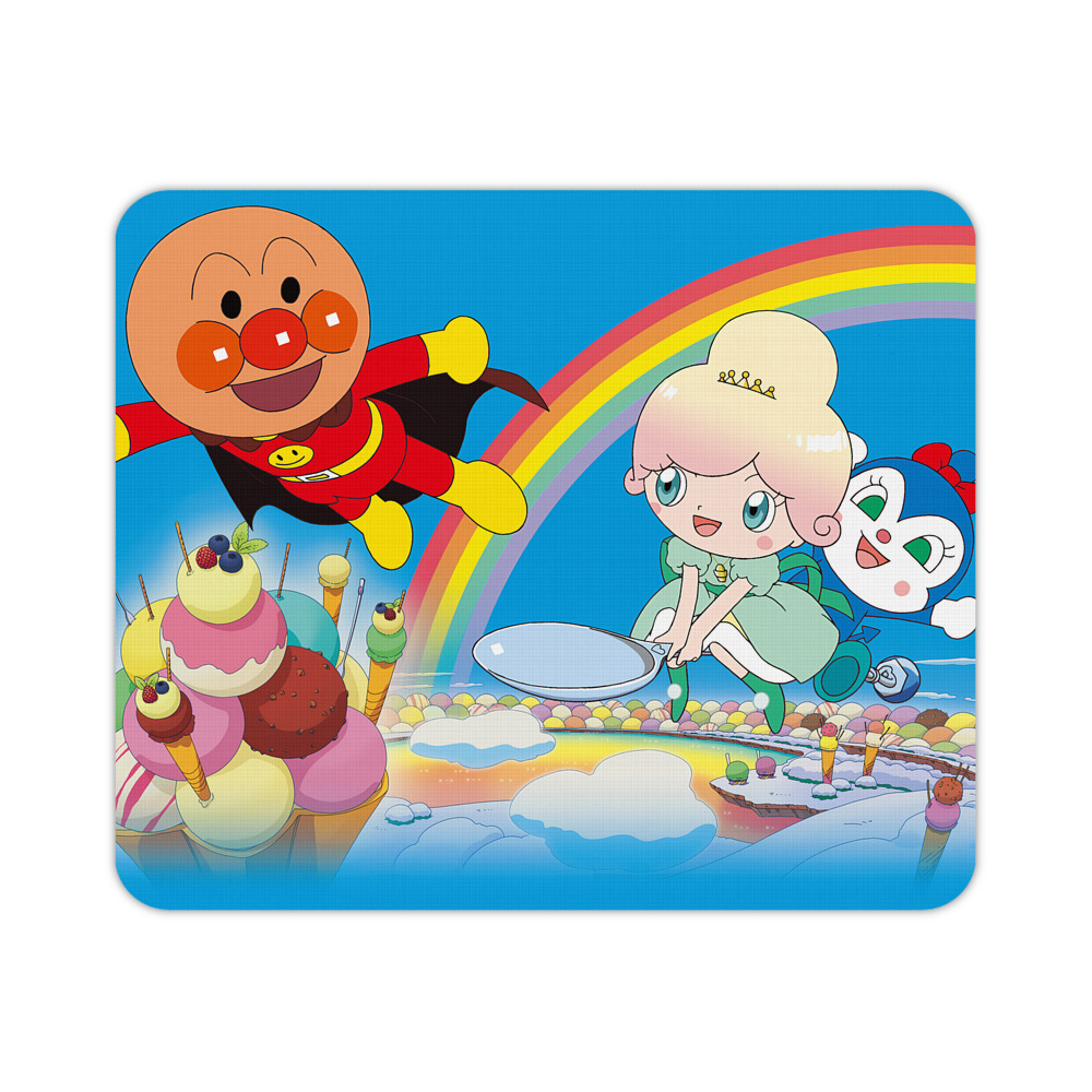 （画像用） アンパンマン Anpanman マウスパッド ステッチ加工 ラバー素材 防水 滑り止め 超薄型 ゲーミング/オフィス対応