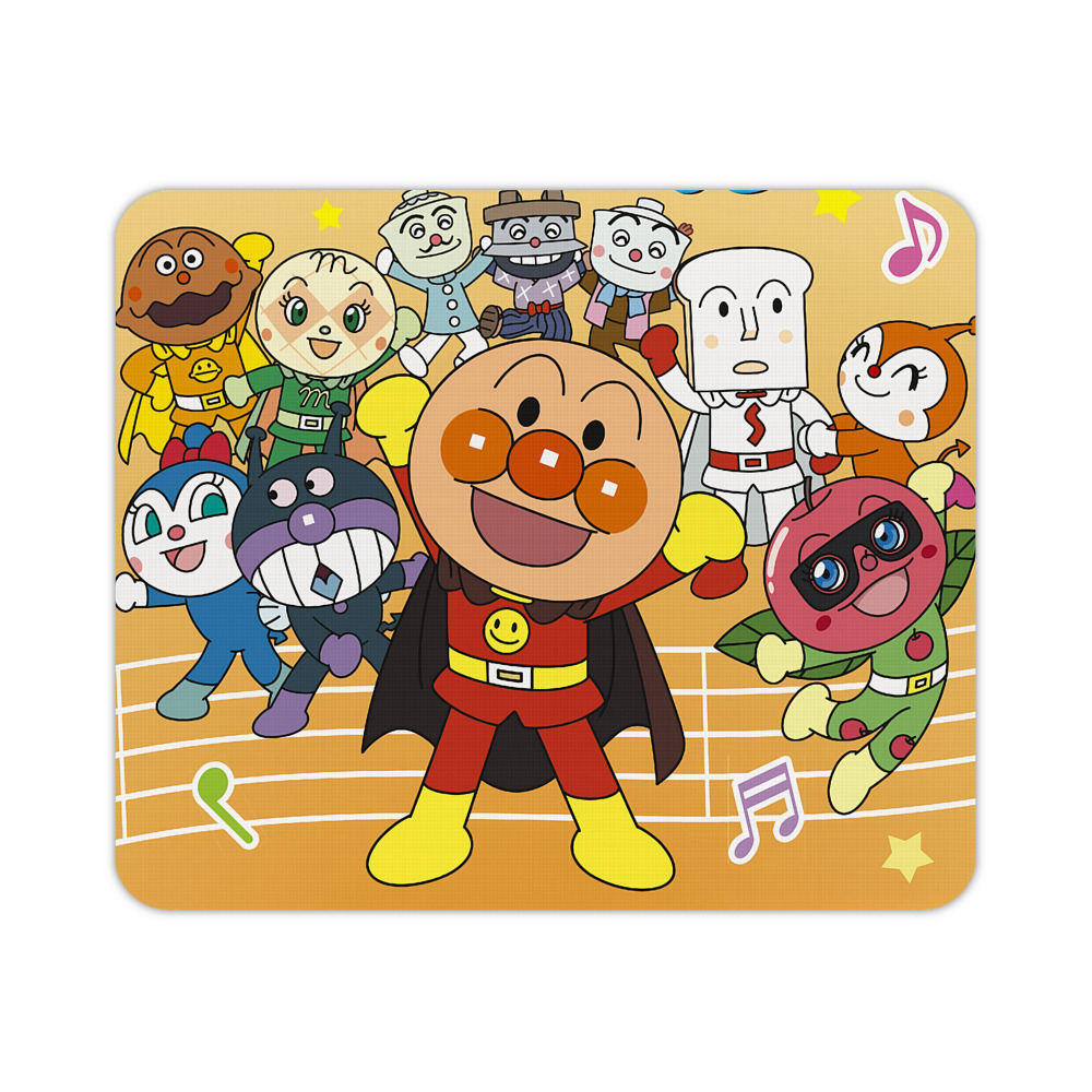 （画像用） アンパンマン Anpanman マウスパッド ステッチ加工 ラバー素材 防水 滑り止め 超薄型 ゲーミング/オフィス対応