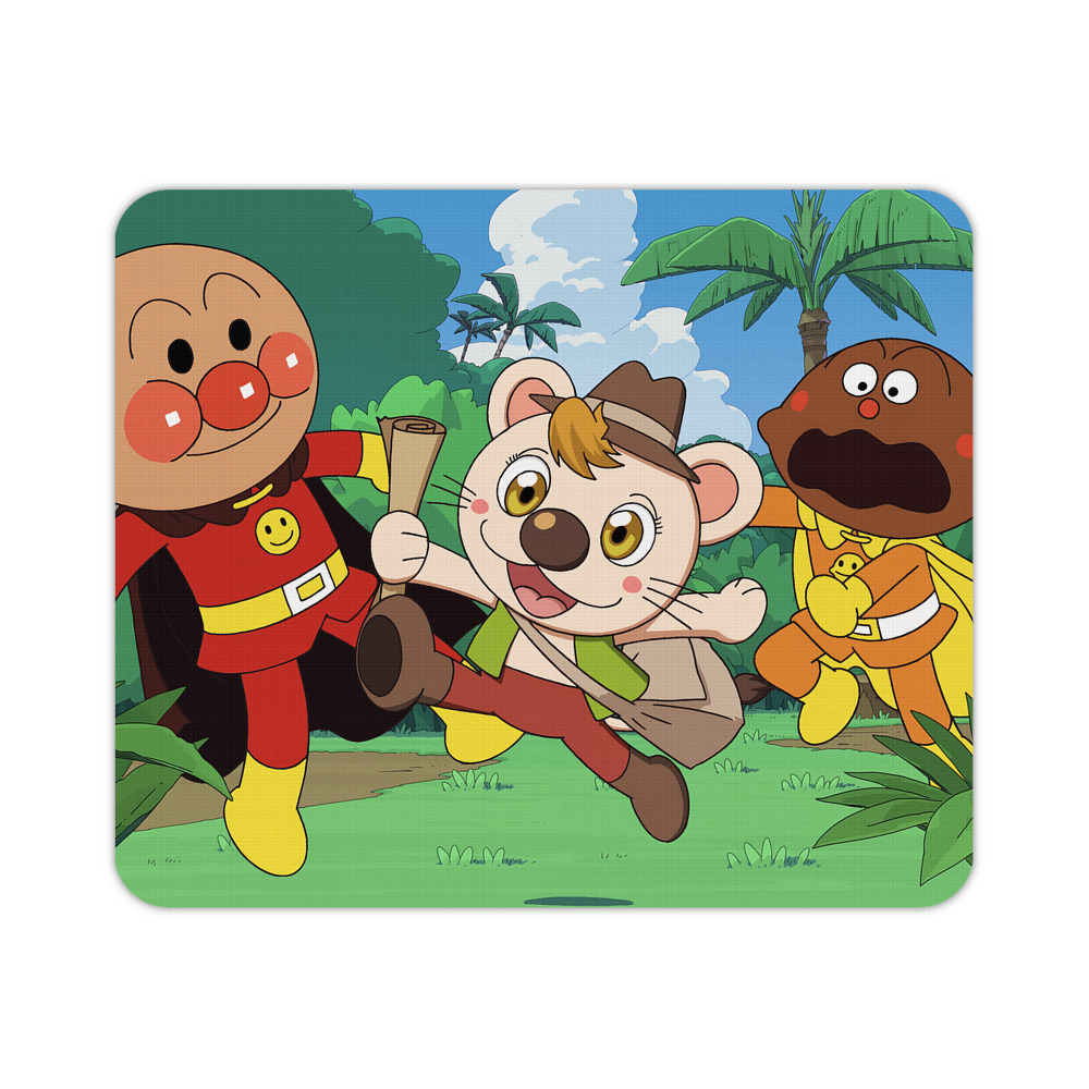 （画像用） アンパンマン Anpanman マウスパッド ステッチ加工 ラバー素材 防水 滑り止め 超薄型 ゲーミング/オフィス対応