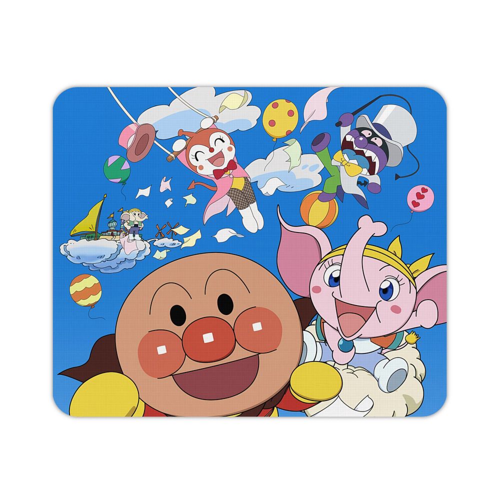 （画像用） アンパンマン Anpanman マウスパッド ステッチ加工 ラバー素材 防水 滑り止め 超薄型 ゲーミング/オフィス対応