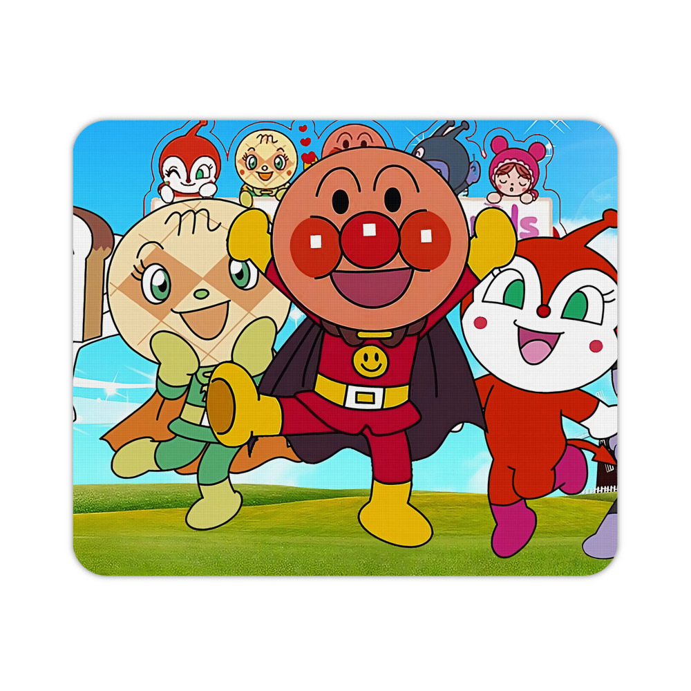 （画像用） アンパンマン Anpanman マウスパッド ステッチ加工 ラバー素材 防水 滑り止め 超薄型 ゲーミング/オフィス対応