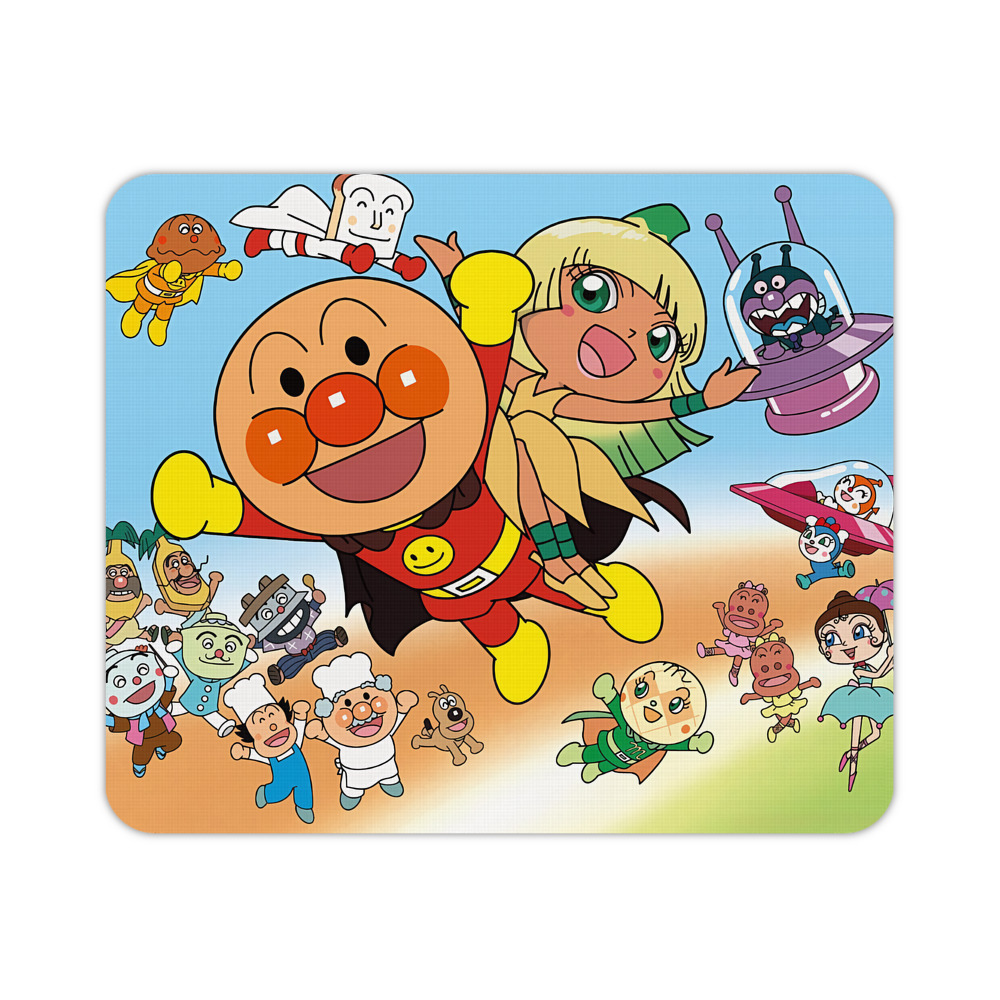 （画像用） アンパンマン Anpanman マウスパッド ステッチ加工 ラバー素材 防水 滑り止め 超薄型 ゲーミング/オフィス対応