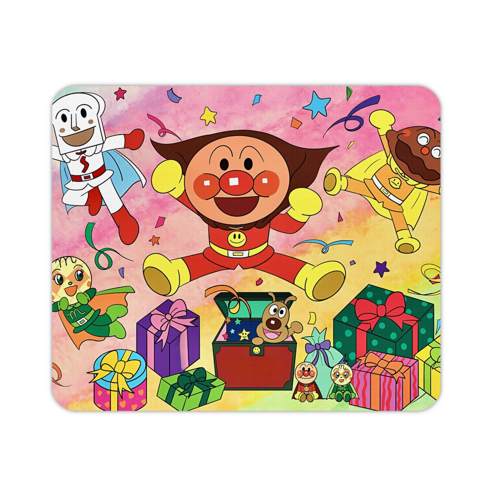 （画像用） アンパンマン Anpanman マウスパッド ステッチ加工 ラバー素材 防水 滑り止め 超薄型 ゲーミング/オフィス対応