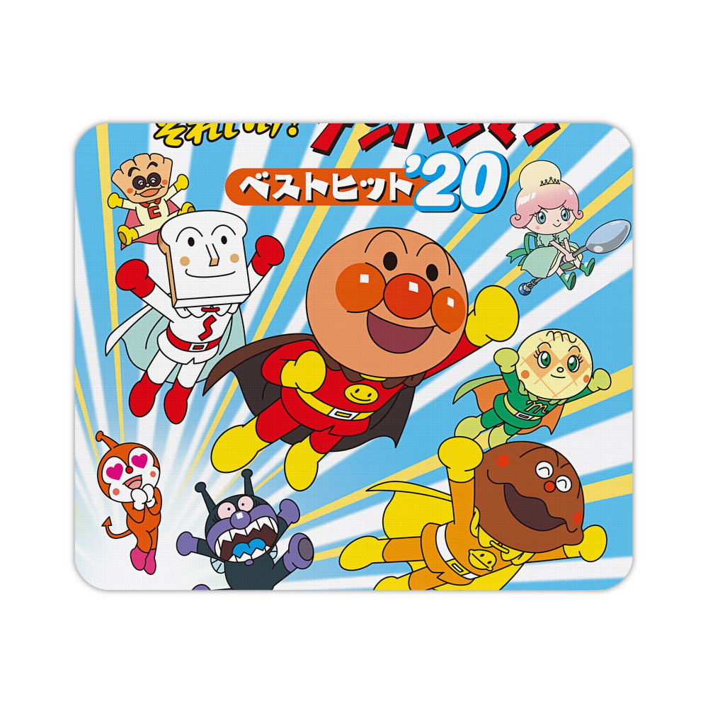 （画像用） アンパンマン Anpanman マウスパッド ステッチ加工 ラバー素材 防水 滑り止め 超薄型 ゲーミング/オフィス対応