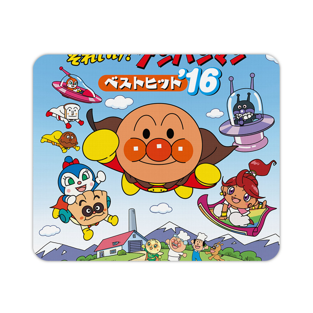 （画像用） アンパンマン Anpanman マウスパッド ステッチ加工 ラバー素材 防水 滑り止め 超薄型 ゲーミング/オフィス対応